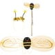 thumbnail image 1 of Disfraz de cosplay de abejas para niños de 3 piezas con varita de diadema de alas para niños Rendimiento escolar de niños para niños (color de cuerda aleatoria), 1 of 5