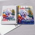 thumbnail image 4 of Watercolor Hello Winter Bichon Frise Chill Christmas Welcome Spiral Bound Journal Bichons Dog Lovers Gifts Idea 5x7in Spiral Notebook - 00016, 4 of 5