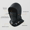 thumbnail image 5 of PRETXORVE Outdoor skiing windproof scarf mask, winter cycling windproof and warmth head cover for men and women, 5 of 7