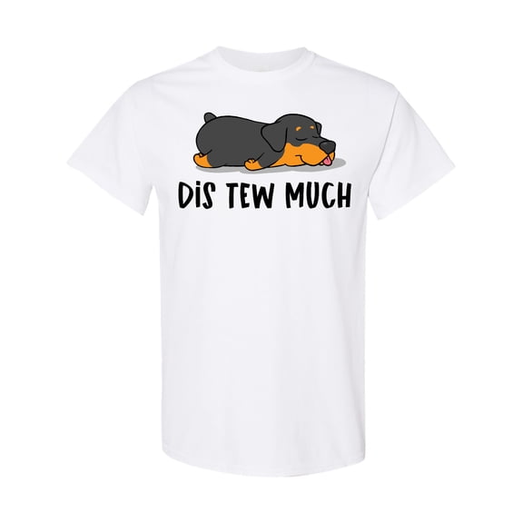 Inktastic Napping Dis Tew Much Rottweiler T-Shirt