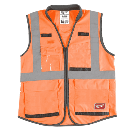 Milwaukee Tool Hi Vis Orange Prfrm Sfty Vest - S/M