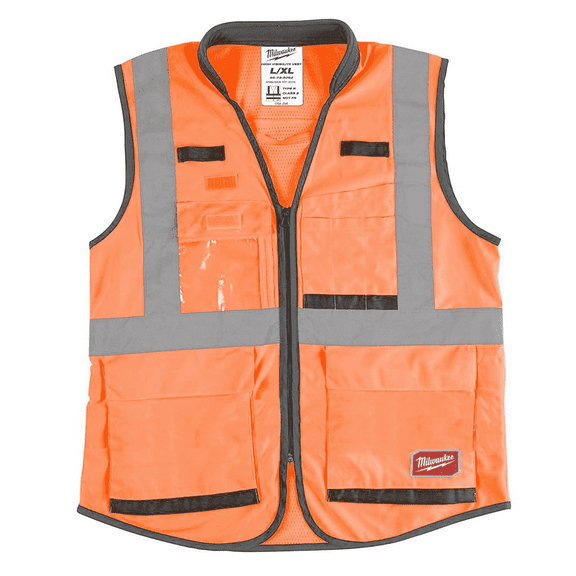 Milwaukee Tool Hi Vis Orange Prfrm Sfty Vest - S/M
