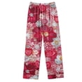 thumbnail image 4 of TIMIFIS Pyjamas de la Saint-Valentin pour Femmes - Ensembles de Pyjama pour Femmes 2 Pcs - Haut à Manches Longues Boutonné et Pantalon Décontractés Ensembles de Pjs Vêtements de Nuit Vêtements de Détente, 4 of 4