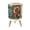 Color 3, variant on Small Trash Can with Lid Vintage Wall Clock Roses Gears Steampunk Style 1.8 Gallon Dog Proof Trash Can Round Garbage Can Waste Bin Wastebasket for Bathroom Bedroom Living Room
