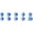 Blue, variant on BinKFF 10 Pcs Numbered Pencil Toppers 1-10,Reusable Classroom Pencil Labels for Teachers, Pencil Tracking Markers for Supply Stations and School Organization