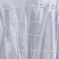 thumbnail image 4 of Efavormart White Pintuck Square Tablecloth Overlay 72"x72" Square Tablecloth Cover For Wedding Party Event Banquet, 4 of 8