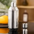 thumbnail image 6 of CIYISON Essential Beverages Blending Tool Entertaining Steel Drink Mixer Set Cocktails Shakers with Measure Cup, 6 of 16
