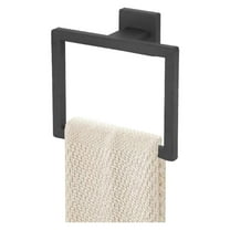 Towel Ring for Bathroom Hand Towel Holder Stainless Steel Square Towel Matte Black Hangers Wall Mounted