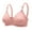 Pink, variant on Plus Size Sports Bras for Women Women's One Fab Fit T-Shirt Bra, Women’s Full Coverage T-Shirt Bra, Women’s Lightly Lined Racerback Bra Purple Medium