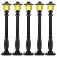 thumbnail image 1 of Lampe de Rue Miniature Modèle Jaune 5 Pcs 3.2X0.6X0.6In, 1 of 1