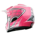 thumbnail image 6 of WOW Youth Motocross Helmet HJOY BMX MX ATV Dirt Bike Helmet HJOY Spider Web Pink + Goggles + Martian Spider Pink Glove Youth Bundle, 6 of 8