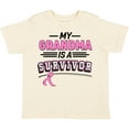 thumbnail image 3 of Inktastic My Grandma is a Survivor Breast Cancer Awareness Boys or Girls Toddler T-Shirt, 3 of 5