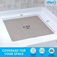SlipX Solutions 21 x 21 Square Shower Stall Mat