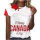 thumbnail image 1 of Camiseta de Moda Casual con Cuello Redondo Y Mangas Cortas para las Mujeres, 1 of 3