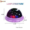 thumbnail image 5 of Spencer Baby Star Sky Projector Lamp Color Changing Starry UFO LED Night Light Moon Cosmos Kids Toys Bedroom Decor Birthday Gifts "Blue", 5 of 10