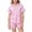 Hot Pink-c, variant on LIIPEE Girls Pajamas Kids Summer Cute Cartoon Graphic Print Flat Collar Short Sleeve Button-Up Shirts And Shorts Sleepwear 2 Piece Set Daily Fashion Comfortable Nightwear,8-9 Years