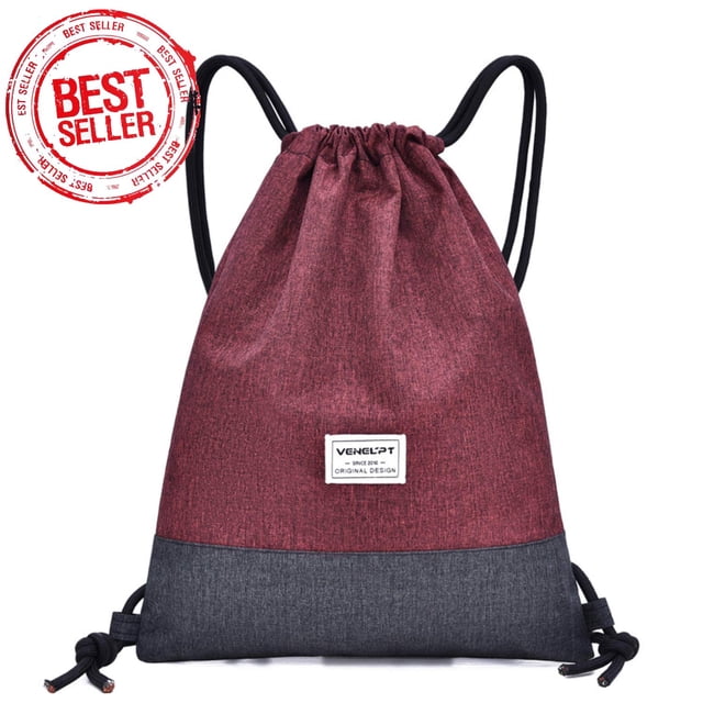 Gym Bag With Zipper Inside Pocket Sports Bag Waterproof Hipster Gym Bag Gym Bag Lined Backpack With Adjustable Drawstring Sports Bag Gym Sack For Women and Men
