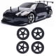 thumbnail image 4 of Ruedas Y Neumáticos 1/10 RC, 4 Piezas Ruedas Y Neumáticos De Coche RC Con Amortiguación Fuerte Negro Para Diferentes Caminos ANGGREK Neumático B, 4 of 8