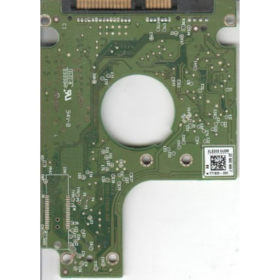 WD5000BPVT-75HXZT3, 771820-200 AB, WD SATA 2.5 PCB