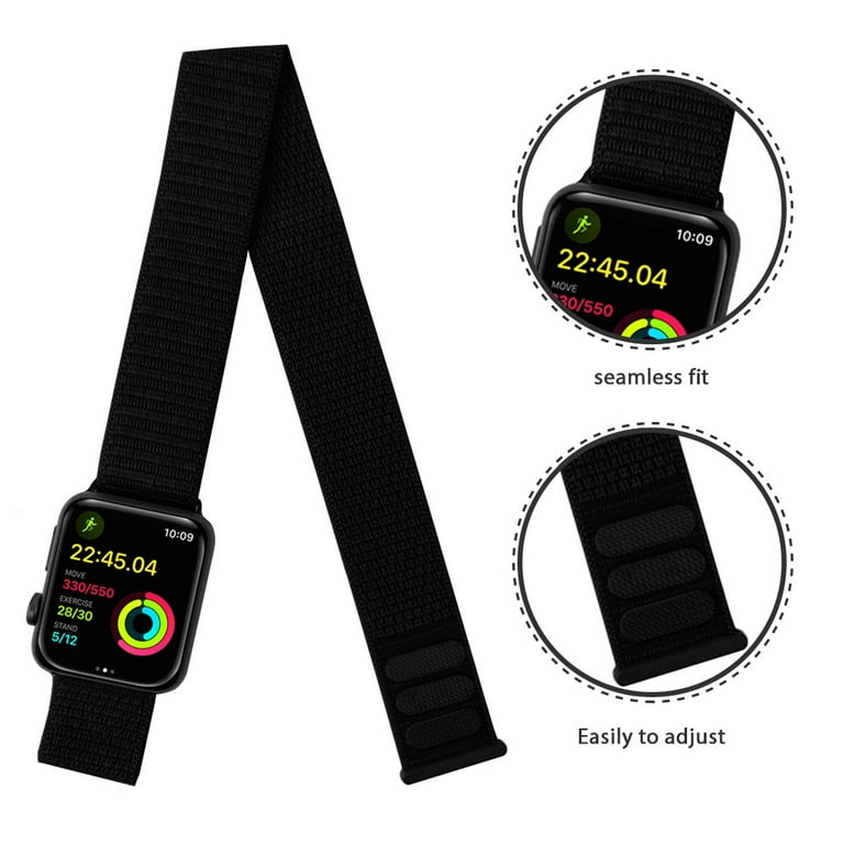 JEMACHE Nylon Armband for Apple Watch 49mm 46mm 45mm 44mm iWatch
