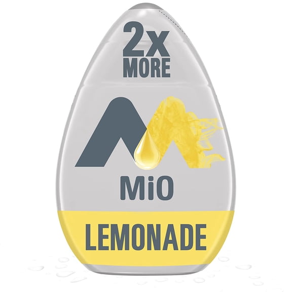 (8 pack) mio Lemonade Naturally Flavored with other natural flavor Liquid Water Enhancer, 3.24 fl oz Bottle