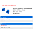 thumbnail image 2 of Sway Bar Bushing Kit - Compatible with 2002 - 2007 Jeep Liberty 2003 2004 2005 2006, 2 of 2