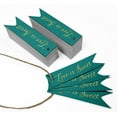 thumbnail image 3 of Inkdotpot Real Gold Foil Love Is Sweet Wedding Tags Favor Hang Paper Tags 100 Pieces, 3 of 6