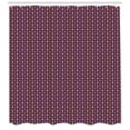 thumbnail image 3 of Abstract Shower Curtain, Continuing Pattern of Round Elements Retro Ornamental Details, Fabric Bathroom Set with Hooks, 69W X 70L Inches, Plum Salmon and Pale Coffee, by Ambesonne, 3 of 3