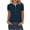 B381 Navy summer tops for women clearance under $5, variant on Cagogo Women's Casual Short Sleeve Tee Shirts Under $5 Summer Spring Tops Button Down V Neck Soft Basic Plain Tshirts Shirts Going Out Green T-Shirts Clothes
