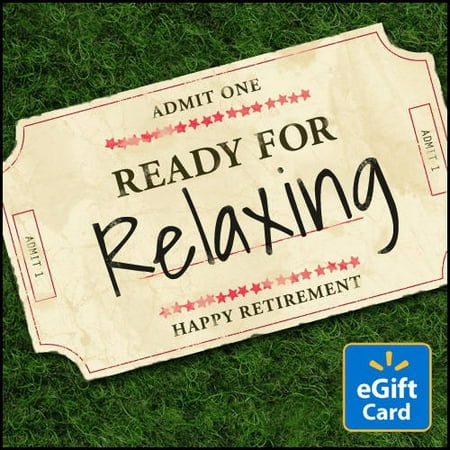 Ready for Relaxing - Happy Retirement Walmart eGift Card