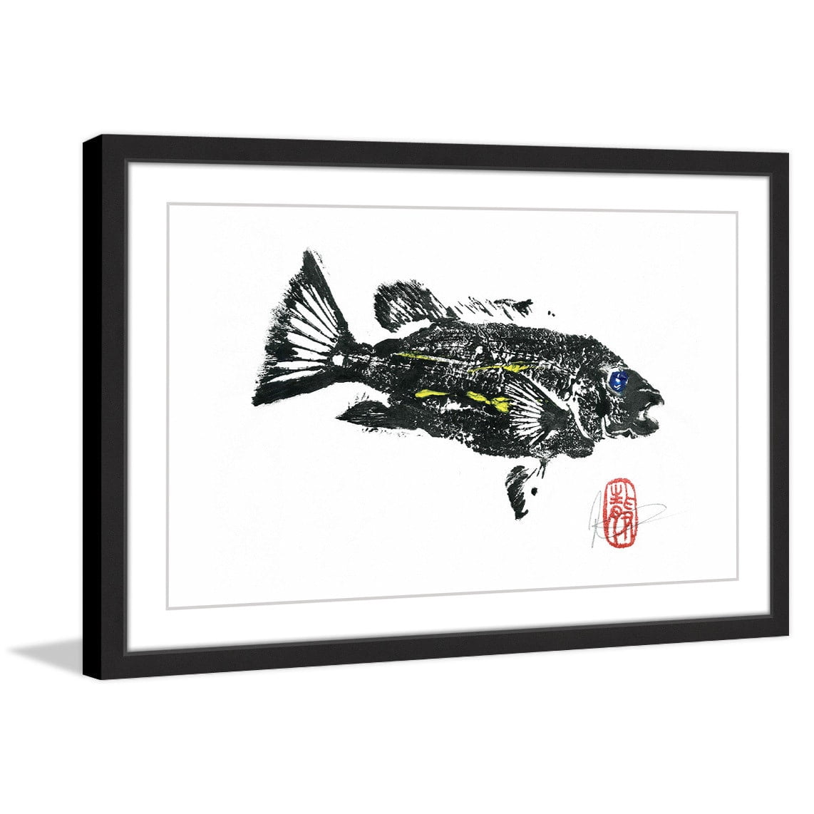 "Mi Amigo" Framed Painting Print