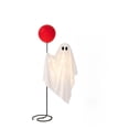 thumbnail image 2 of Outdoor Halloween Decorations - 6 FT Life Size Ghost with Red Balloon, Lighted Standing Halloween Porch Decoration with Metal Stand for Front Door, Yard, Lawn, Patio, Indoor Outdoor Decor, 2 of 7