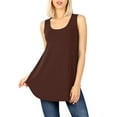 thumbnail image 2 of Womens Sleeveless Round Neck Relaxed Fit Tank Top, 2 of 5