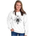 thumbnail image 4 of Spirit Animal Honeybee Symbolic Women Crewneck Sweatshirt Brisco Brands S, 4 of 6