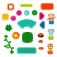 thumbnail image 6 of Battat Bristle Blocks Jungle Adventures 54 Plastic Sensory Blocks, Toddler and Preschool Toys, 6 of 9
