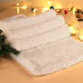 thumbnail image 1 of Hbdhejl Table Flag White Plush Table Flag Dining Room Family Table Decorative Cloth White Snowflake Decorative Table Flag, 1 of 5