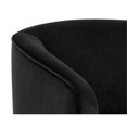 thumbnail image 6 of Sunpan Hazel 19" Modern Fabric Swivel Lounge Chair in Black Sky, 6 of 8