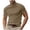 n-8Khaki35, variant on CUSTG T-Shirts Men's Turtleneck T Shirts Short Sleeve Pullover Undershirt Slim Fit Tops Holiday Fashion Solid Color Tee