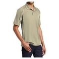 thumbnail image 4 of Mens Dri-Mesh Pro Polyester Polo Shirt Sandstone 3X-Large, 4 of 7