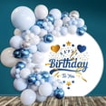 thumbnail image 1 of 1 Set Balloon Arch Set Glitter Decorative Emulsion Happy Festival Balloon Garland for Wedding, 1 of 10