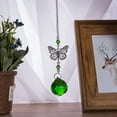 thumbnail image 3 of Lámpara de araña atrapasol con forma de bola de cristal, prismas colgantes, prismas de mariposa para ventanas, plantas, bodas, 3 of 5