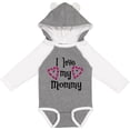 thumbnail image 3 of Inktastic I Love My Mommy- Hearts Boys or Girls Long Sleeve Baby Bodysuit, 3 of 5