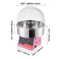 thumbnail image 7 of VEVOR Electric Cotton Candy Machine, 1000W Candy Floss Maker, Commercial Cotton Candy Machine with Cover, Stainless Steel Bowl, and Sugar Scoop, Perfect for Home Kids Birthday, Family Party (Pink), 7 of 7