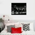 thumbnail image 4 of ONETECH Nashville Skyline Wall Art Panoramic City Landscape Picture Canvas Modern Artwork 20\x16\, 4 of 4