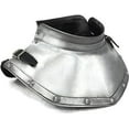 thumbnail image 2 of Gorget Medieval Neck Armor LARP Cosplay Reenactment One Size Silver, 2 of 2