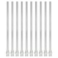 thumbnail image 1 of 10pcs Agujas de Dispensación 10 Gauge 4 Pulgadas Punta Roma Conector Luer para Rellenar Pegamento Aceite Líquidos Espesos Tinta Uso de Laboratorio, Plata, 1 of 6