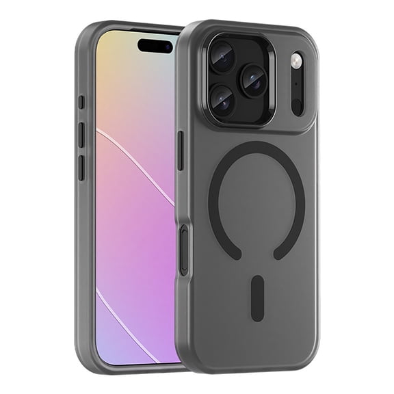 for iPhone 17 Pro Max Case,Anti-Yellowing,Compatible with MagSafe,Anti-drop Magnetic Frosted Slim Mobile Phone Cover