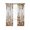 Brown, variant on Green Eucalyptus Leaves Blackout Curtains, Light Blocking Print Window Curtains, Watercolor Spring Summer Botanical Thermal Insulated Window Drapes for Living Room 2 Panels, 104"W x 52"L