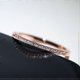 thumbnail image 5 of Elegante anillo de oro rosa para mujer con circonita cúbica, talla 7, 5 of 5