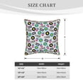 thumbnail image 4 of Haiem American Musical Print Velvet Soft Solid Decorative Square Throw Pillow Covers Set with Elegant Piping Christmas Cushion Case for Sofa Bedroom Car-18"x18", 4 of 8